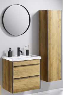 Шкаф-пенал Aqwella Fargo 35 дуб балтийский